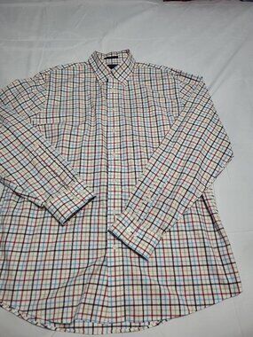 Lands’ End No Iron Twill Long Sleeve Shirt – Size Large Tall (LT)